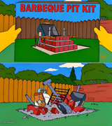 Simpsons Barbecue Pit Kit