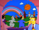 Simpsons happy people
