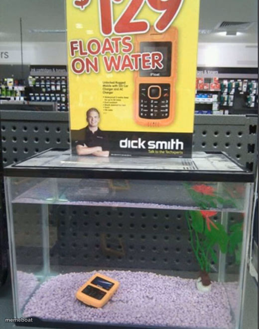 Sinking Cellphone - meme generator image preview
