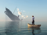 Sinking ship, me watching