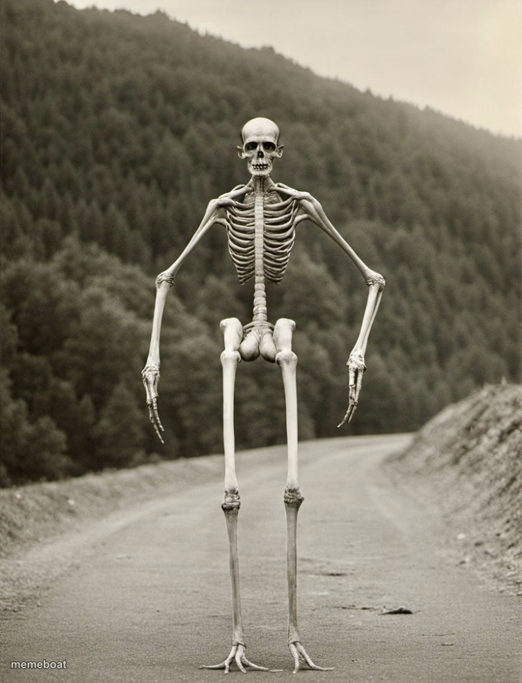 Skeleton Dude - meme generator image preview
