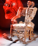 Skeleton in the Chair