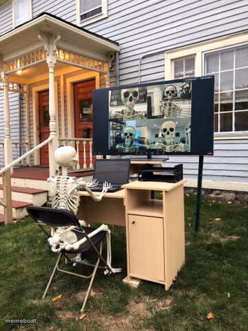 Skeletons Zoom - meme generator image preview