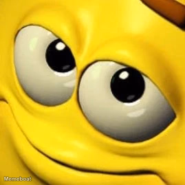 Skeptical Yellow Emoji Close Up - meme generator image preview