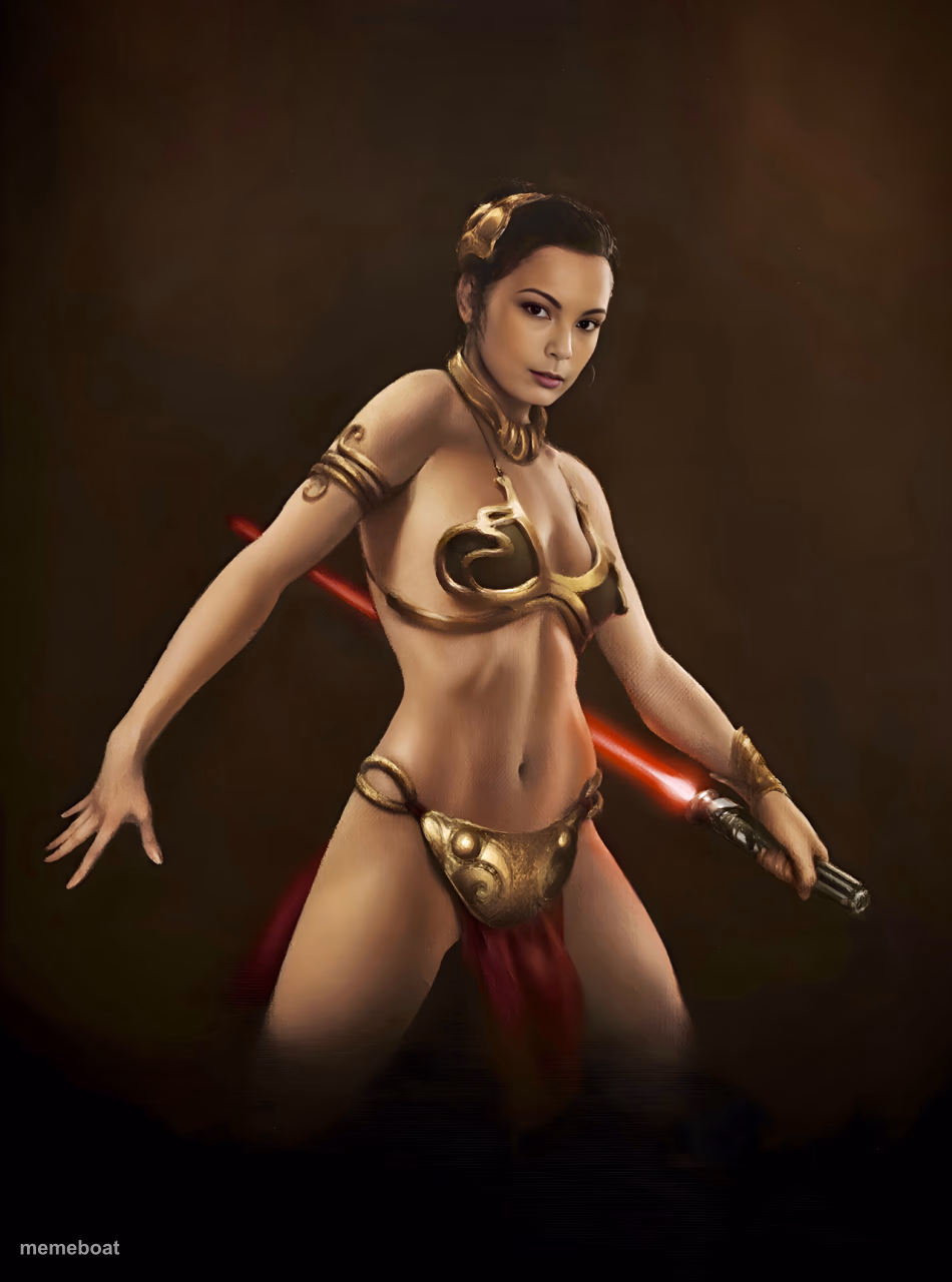 Slave Leia - meme generator image preview