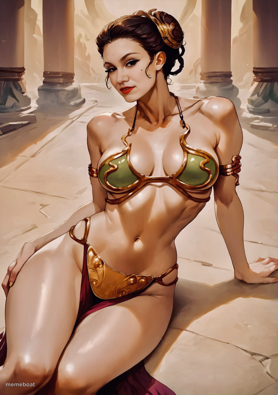 Slave Leia - meme generator image preview
