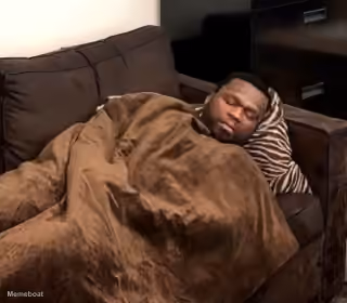 Sleeping 50 Cent