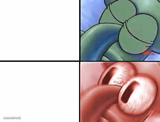 sleeping Squidward