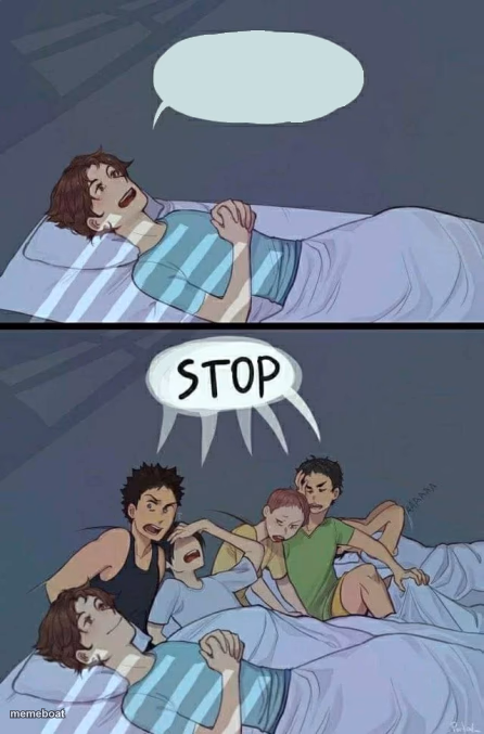 Sleepover Stop - meme generator image preview