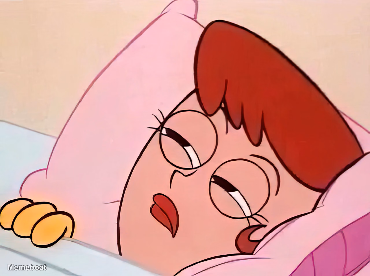 Sleepy Cartoon Mom - meme generator image preview