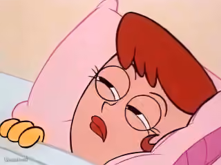 Sleepy Cartoon Mom