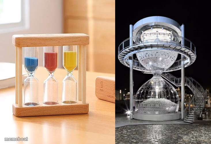 small and big hourglass - meme generator image preview