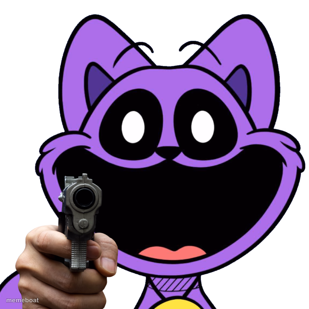 small catnap with a gun - meme generator image preview