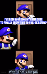 SMG4 door with wait that’s illegal