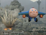 smiling airplane