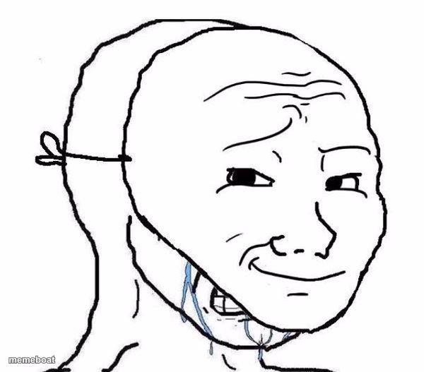 Smiling Mask Crying Man - meme generator image preview