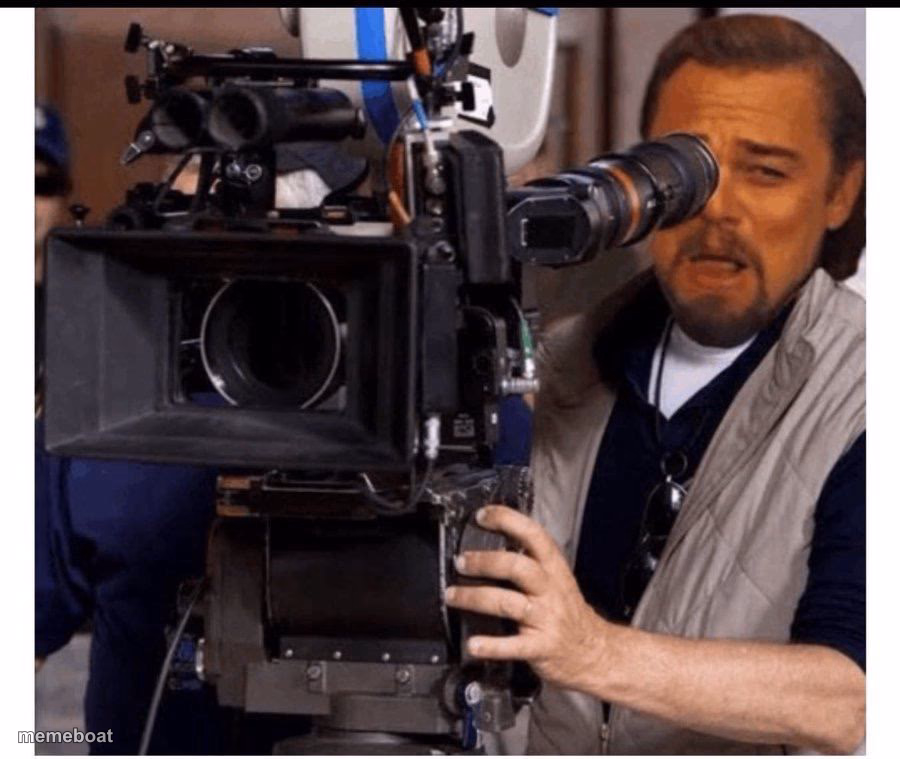 Smirking Dicaprio Cameraman - meme generator image preview