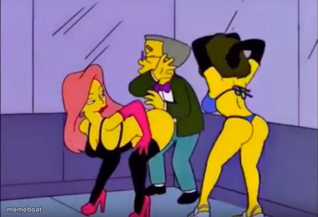 Smithers vs Strippers - meme generator image preview