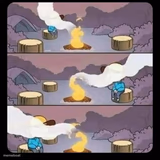 Smoke always follows you