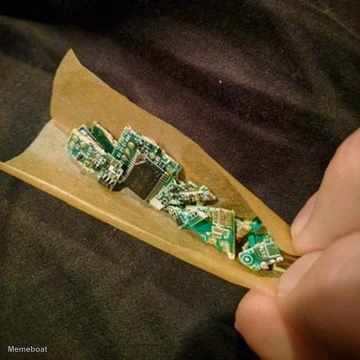 Smoking NVIDIA Chips Joint - meme generator image preview