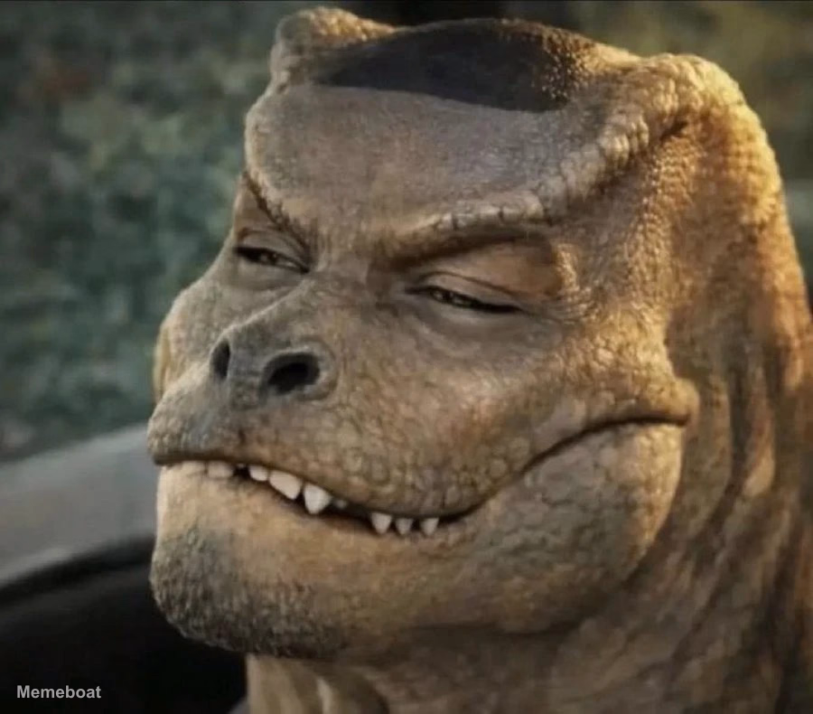 Smug Dinosaur - meme generator image preview