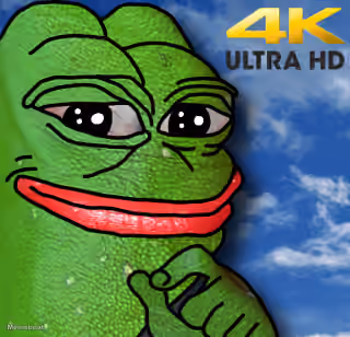 Smug Pepe 4K Ultra HD