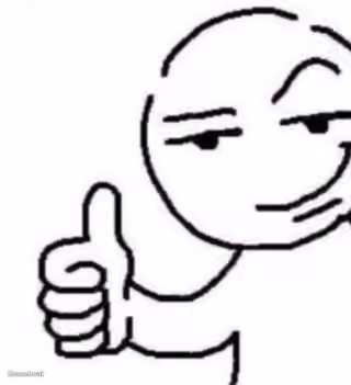 Smug Thumbs Up