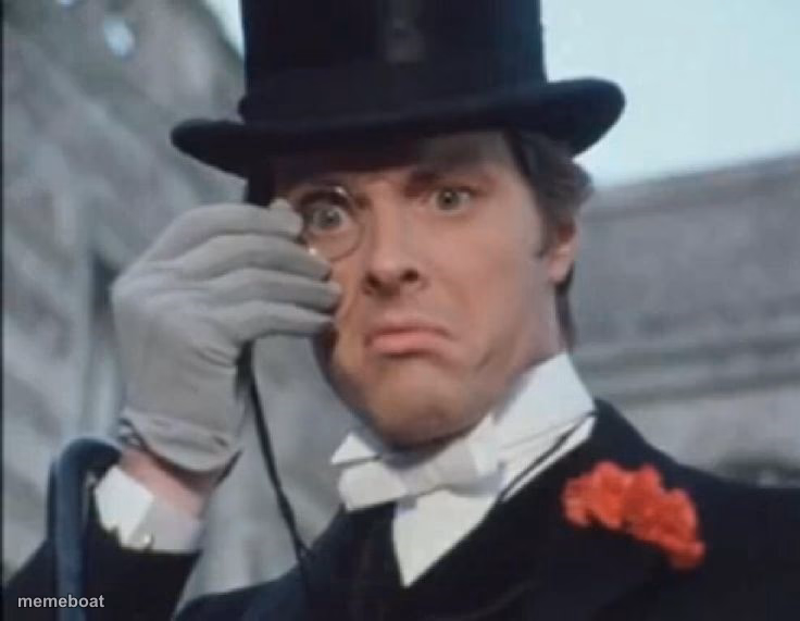 Snobbish monocle guy - meme generator image preview