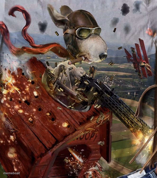 Snoopy and the Red Baron - meme generator image preview