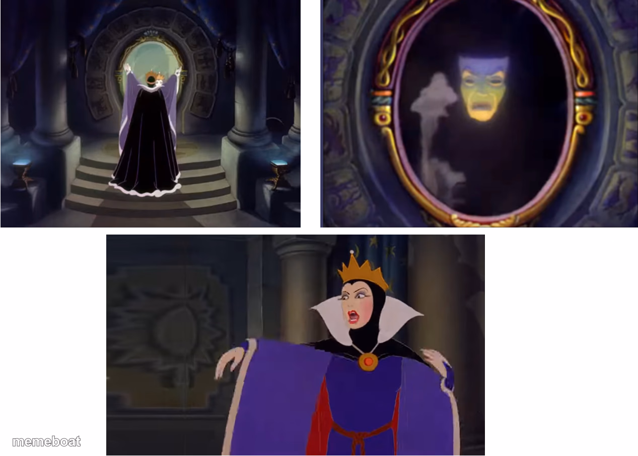 Snow white mirror mirror - meme generator image preview