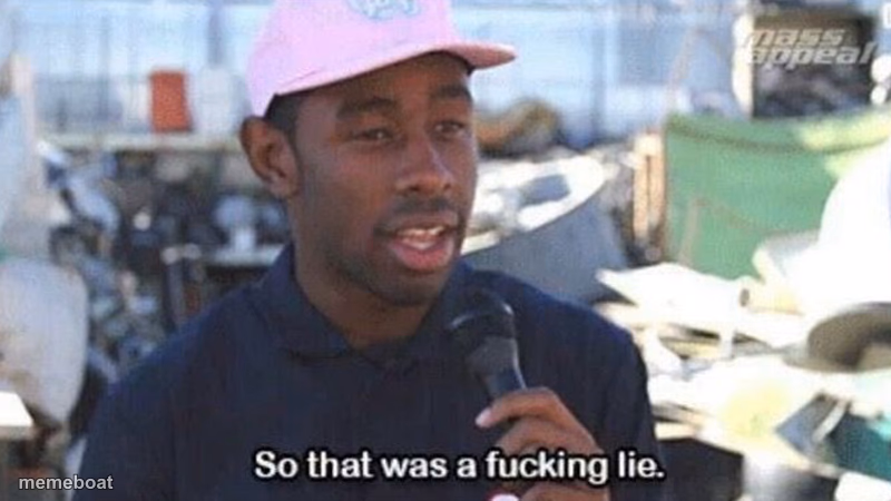 So that was a f***ing lie - meme generator image preview