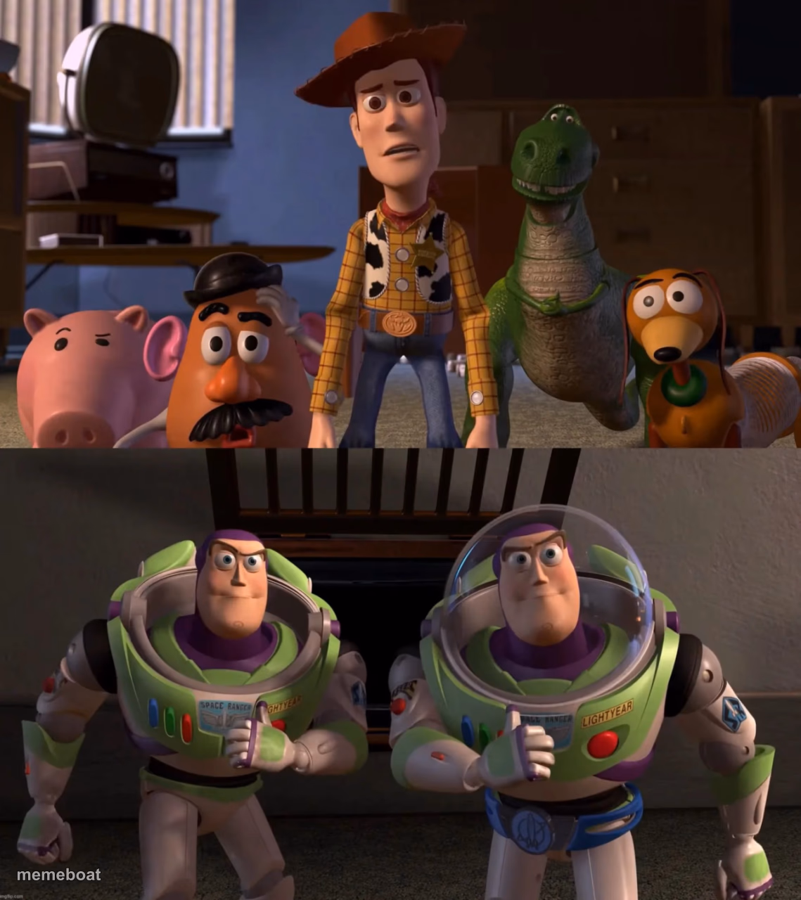 so who is the real Buzz Lightyear - meme generator image preview