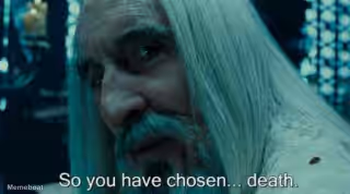 So you have chosen death