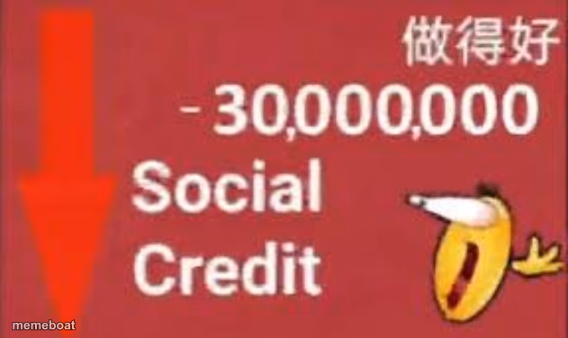 social credit - meme generator image preview