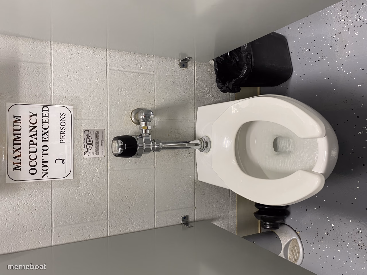 social distancing toilet - meme generator image preview