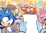 sonic and friends laughing