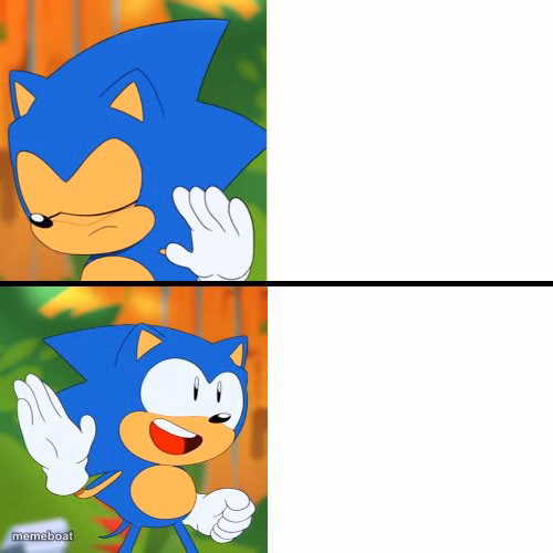 Sonic Mania - meme generator image preview
