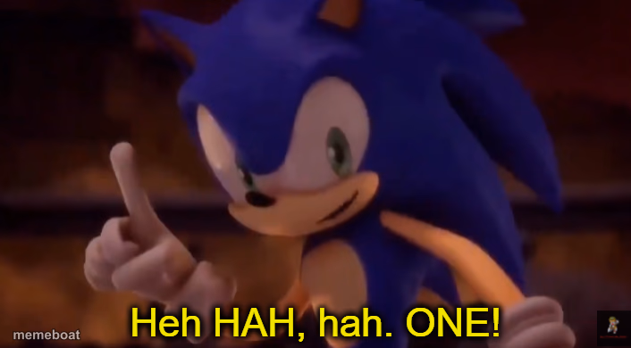sonic one - meme generator image preview