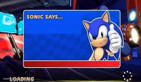 Sonic Says - meme generator image preview