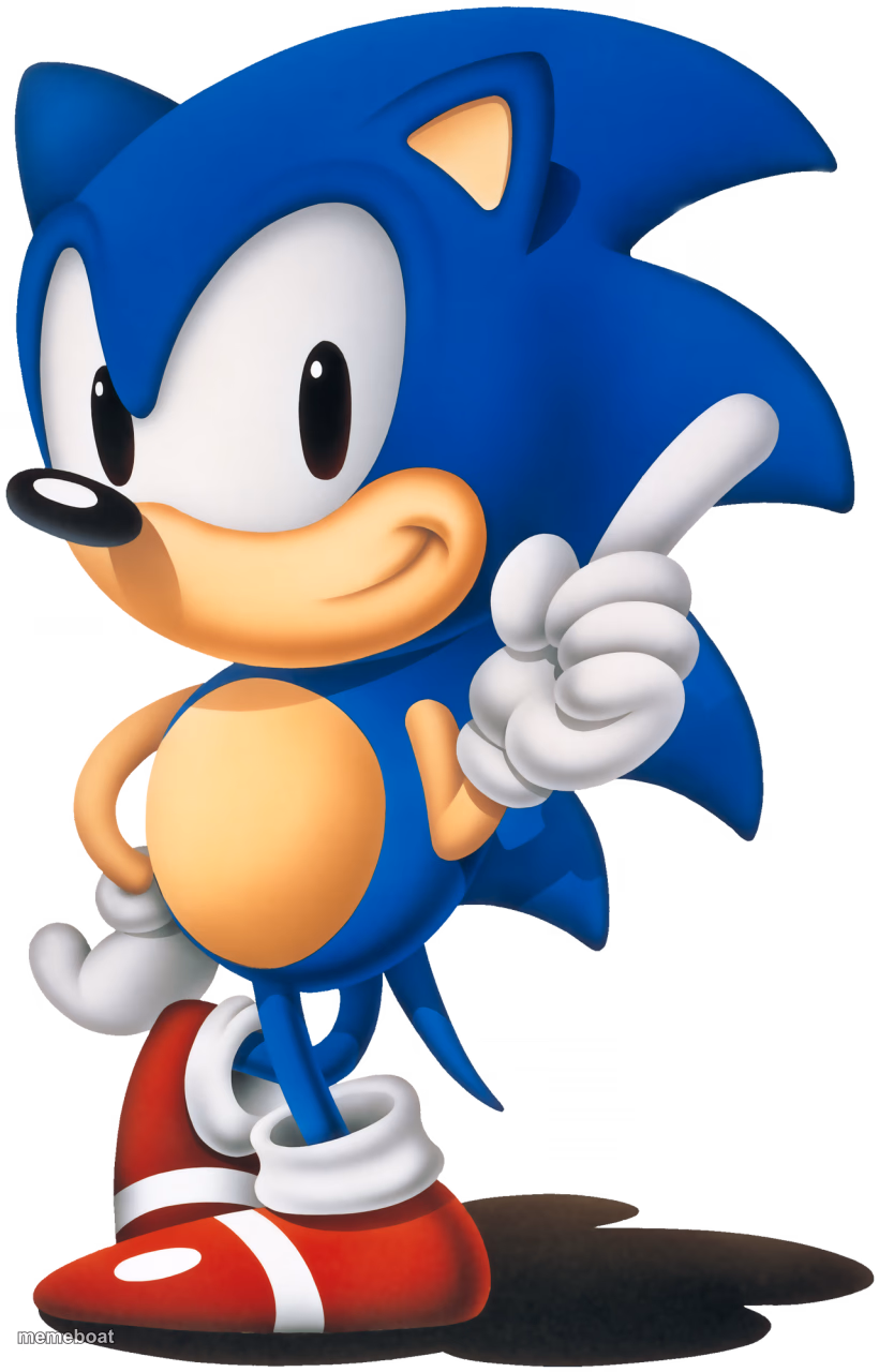 Sonic The Hedgehog - meme generator image preview