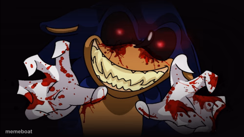 Sonic.EXE - meme generator image preview