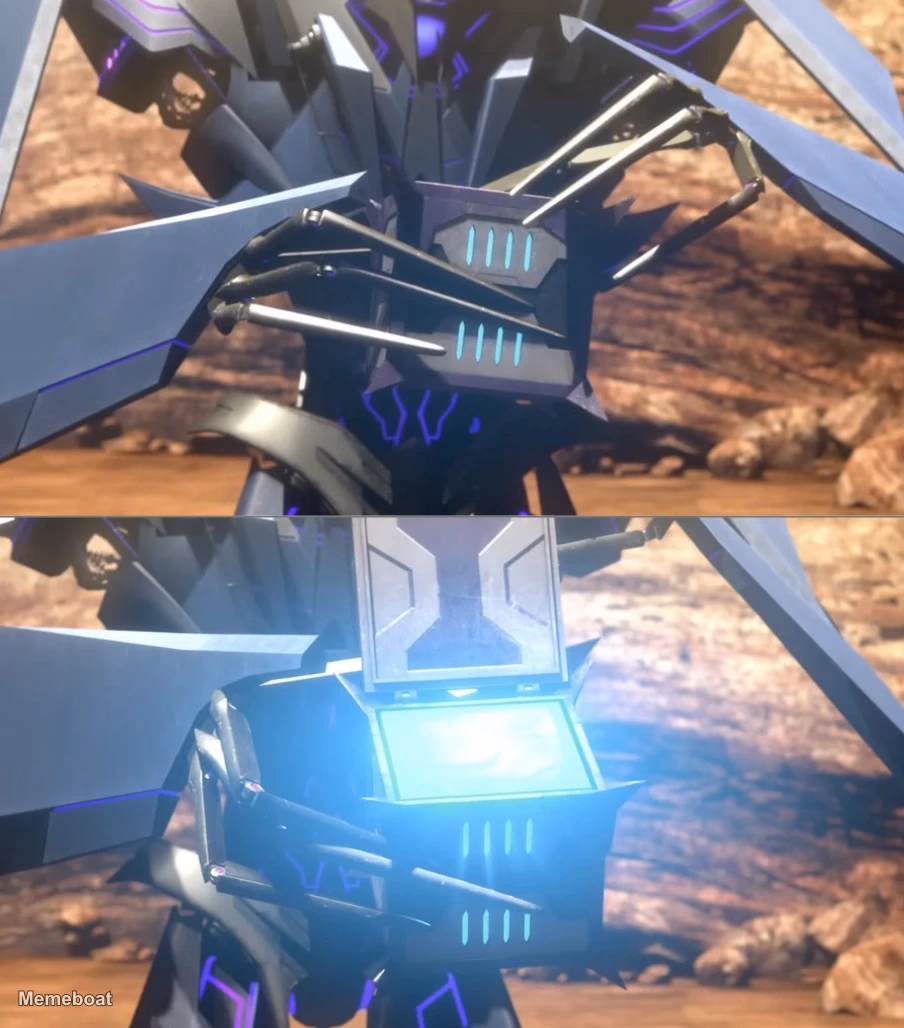 Soundwave opens the box of Energon - Transformers - meme generator image preview