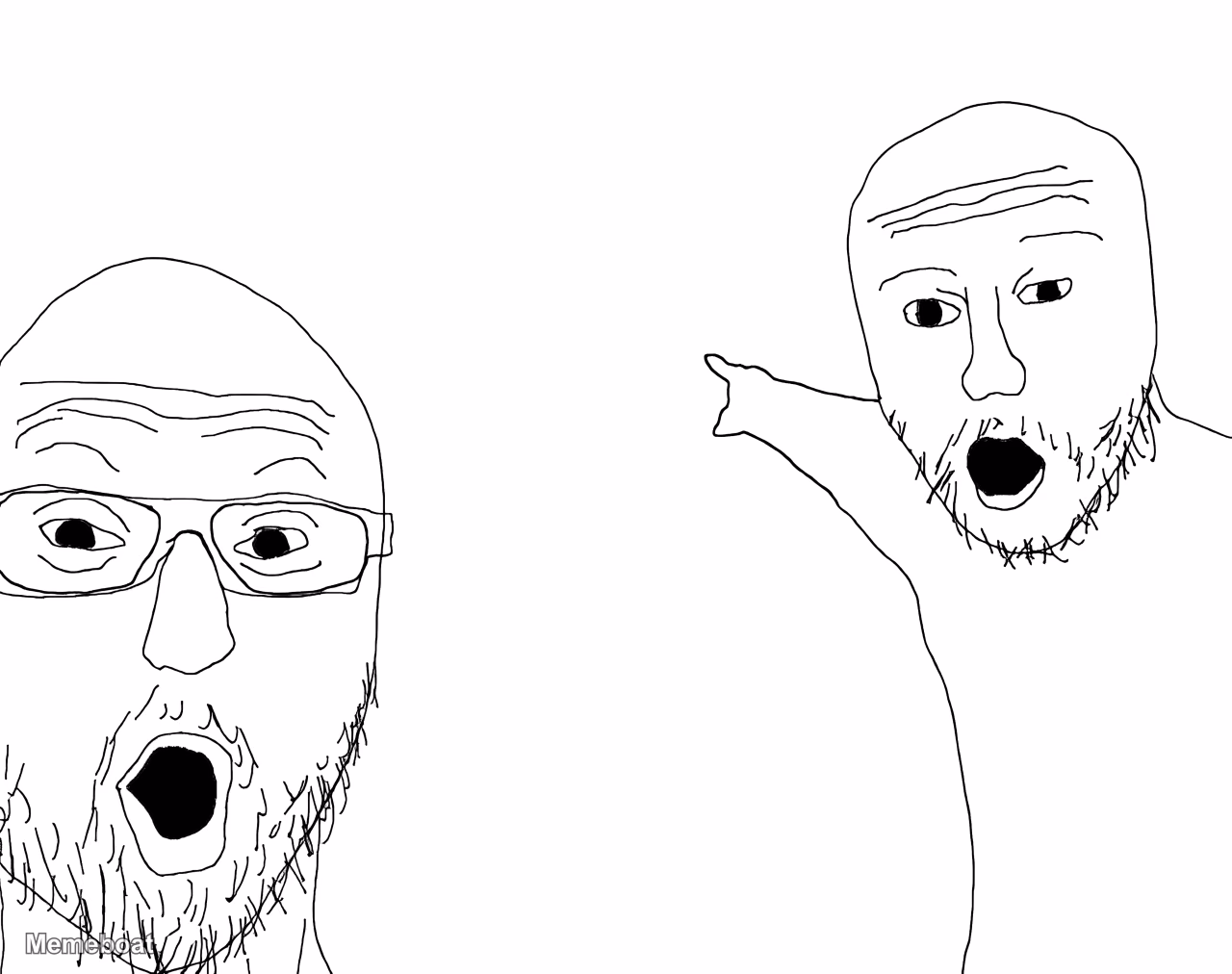Soyjak Pointing - meme generator image preview