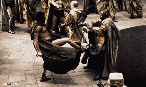 Sparta Kick - meme generator image preview