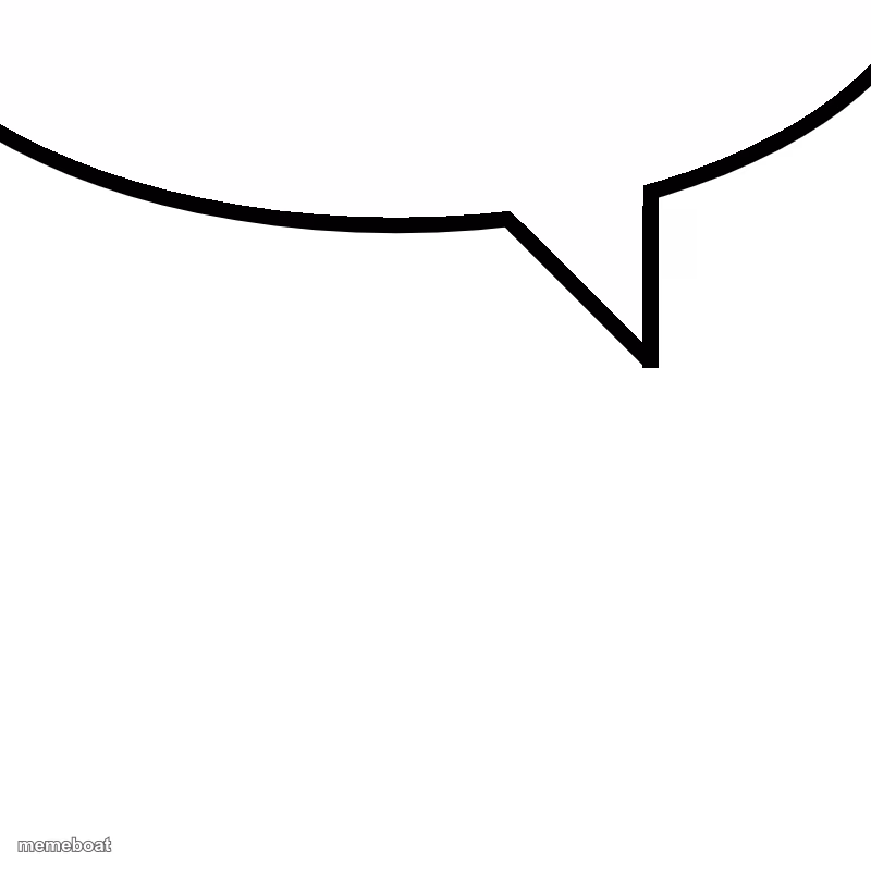 Speech bubble - meme generator image preview