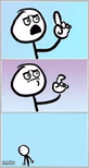 speechless stickman walking away
