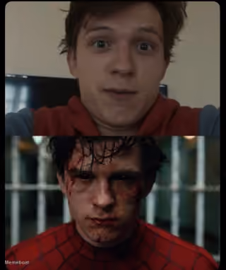 Spider-man Before and After