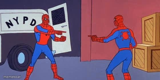 Spider Man Double - meme generator image preview