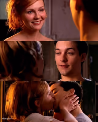 Spider-Man First Kiss Scene