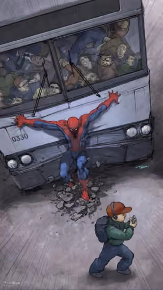 Spider-Man Saving Unappreciative Kid